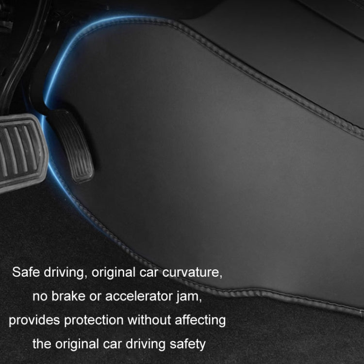 For Tesla Center Console Side Anti-kick Protective Pad, Style: MY Universal Driver Passenger Inner Side Leather - Seat Accessories by PMC Jewellery | Online Shopping South Africa | PMC Jewellery | Buy Now Pay Later Mobicred