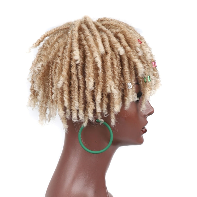 Personalized Hollow Curl Hip Hop Short Hair Dirty Braid Wig Blocks, Model: PURPLET60 - free shipping - PMC TechLife - Order now!