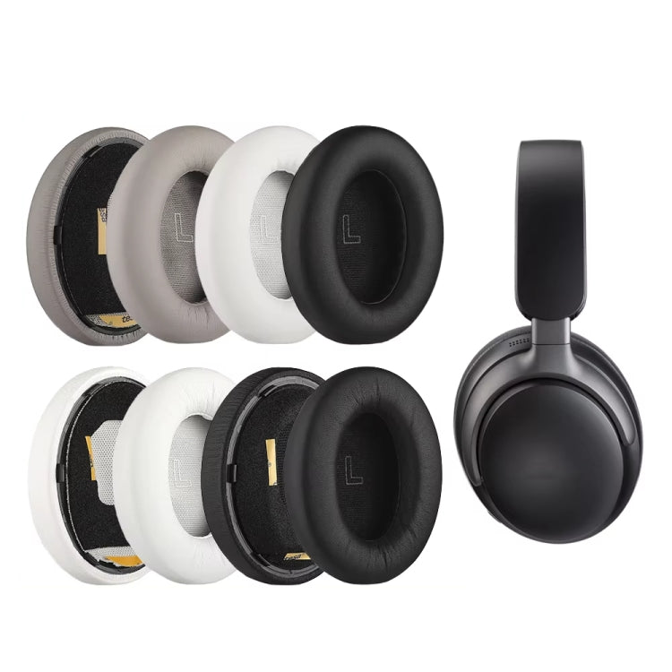 1pair For BOSE QC Ultra Headphone Leather Sponge Cover Earmuffs, Color: Black Lambskin - Earmuff & Pad by PMC Jewellery | Online Shopping South Africa | PMC Jewellery | Buy Now Pay Later Mobicred