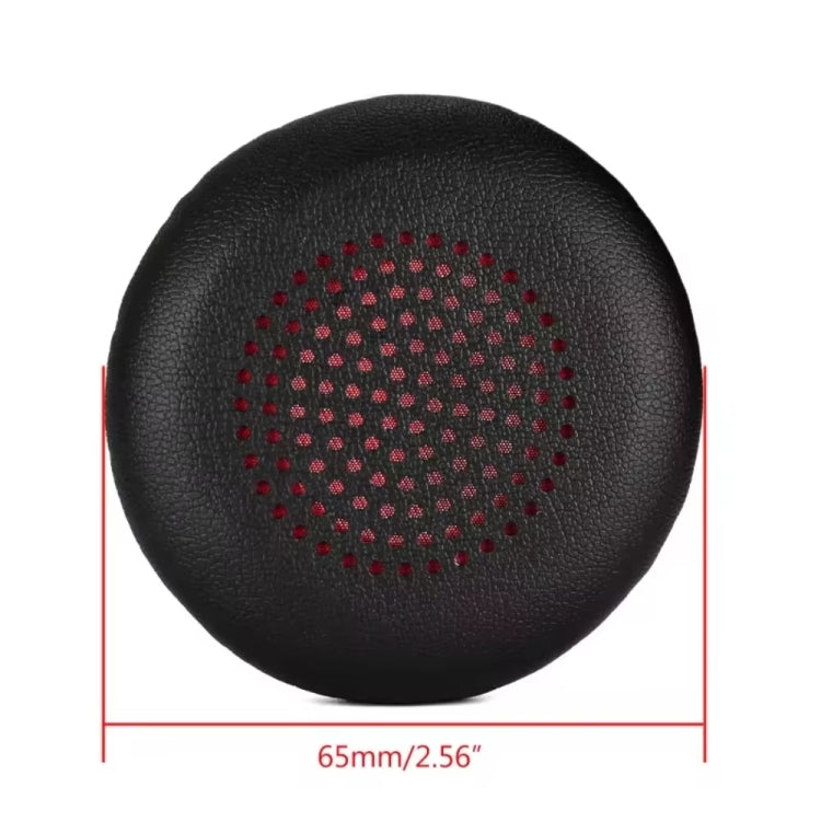 1pair For Plantronics UC B825 Headphone Leather Sponge Cover Earmuffs, Color: Black Mesh Leather - Earmuff & Pad by PMC Jewellery | Online Shopping South Africa | PMC Jewellery | Buy Now Pay Later Mobicred