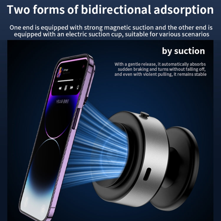 AIMITE X11 Car Vacuum Adsorption Cell Phone Magnetic Holder Universal Adjustable Navigation Support Bracket(Silver Ordinary Model) - free shipping - PMC Jewellery - Order now!