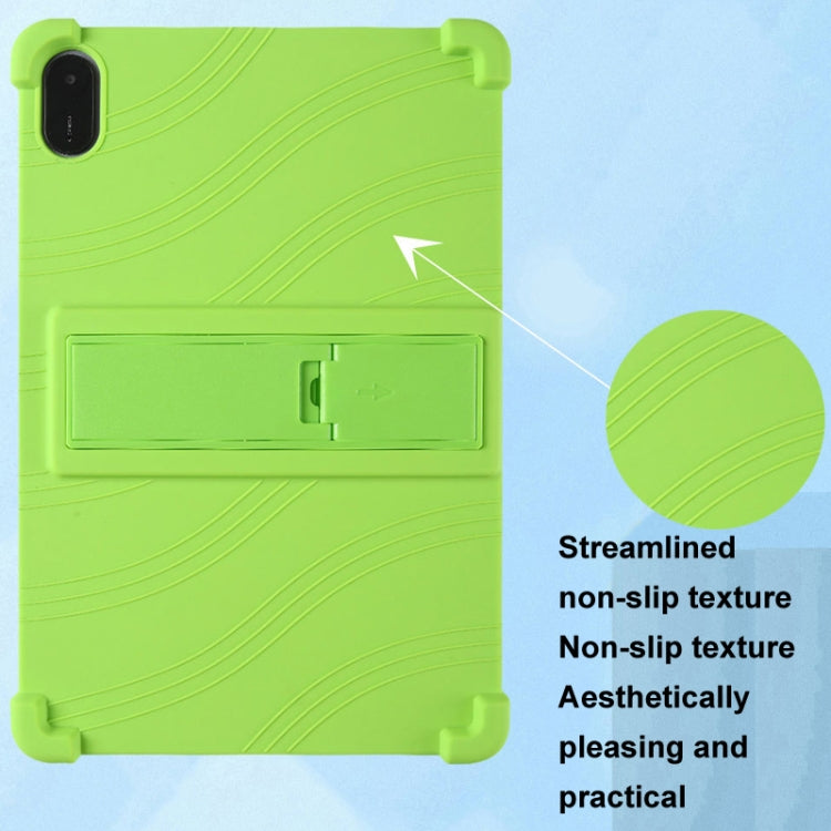 For Honor Pad X9 Shockproof Silicone Tablet Protective Case With Holder(Blue) - Honor by PMC TechLife | Online Shopping South Africa | PMC TechLife | Buy Now Pay Later Mobicred