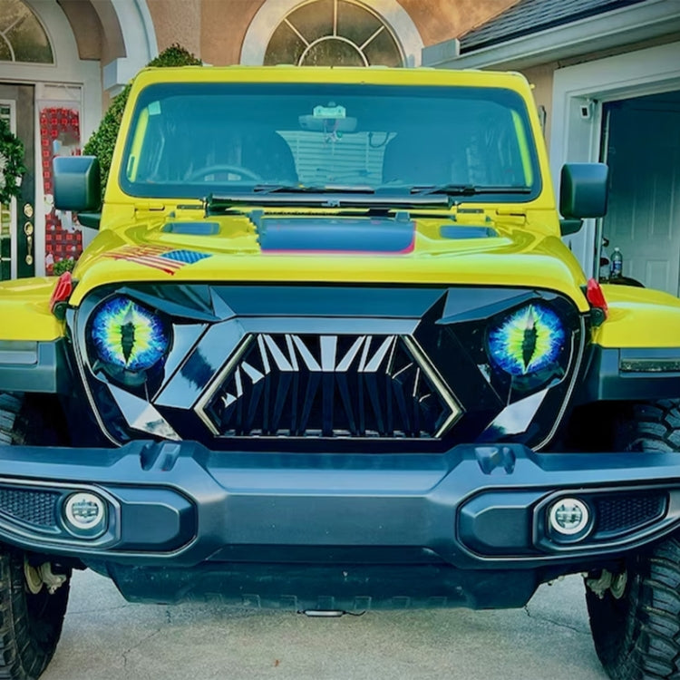 1pair Beast Eyes Headlight Decorative Stickers Off-Road Vehicle Front Lights Stereo Decals, Style: 4 - Lamp Decoration by PMC TechLife | Online Shopping South Africa | PMC TechLife | Buy Now Pay Later Mobicred