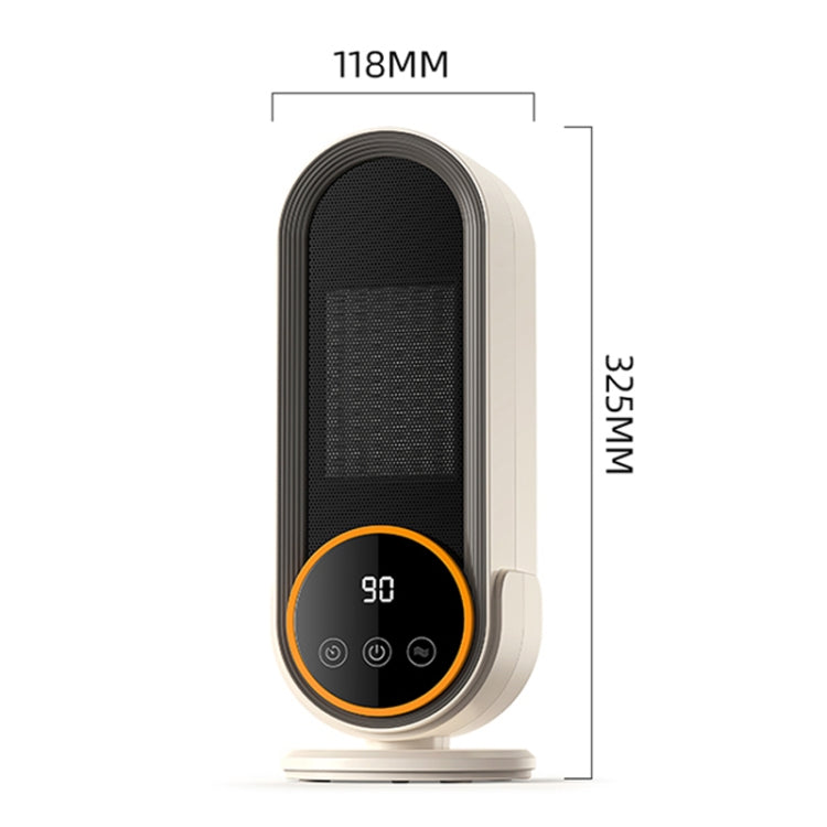 E68S 1200W PTC Ceramic Heating Desktop Smart Electric Heater, Plug: EU Plug(Remote Control Model) - Electric Heaters by PMC TechLife | Online Shopping South Africa | PMC TechLife | Buy Now Pay Later Mobicred