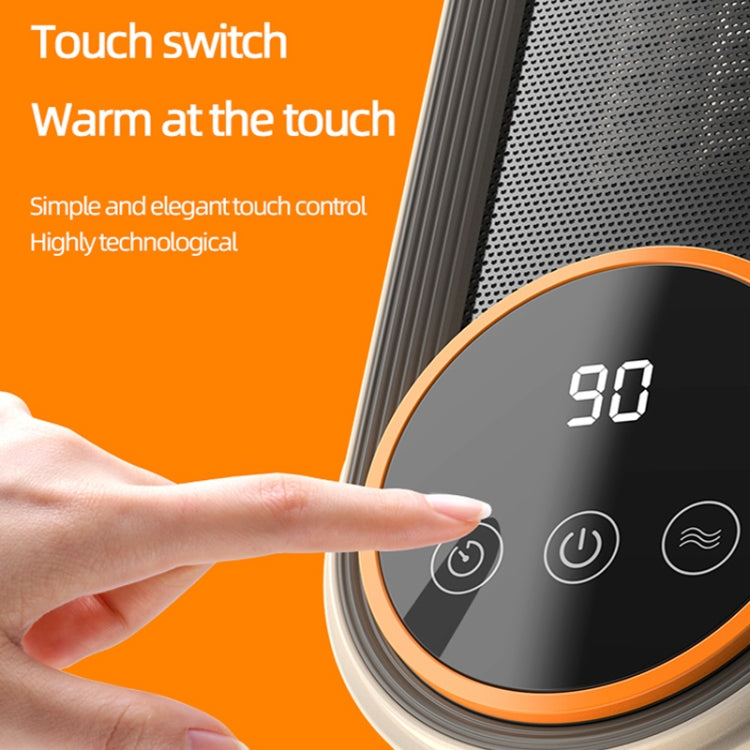 E68S 1200W PTC Ceramic Heating Desktop Smart Electric Heater, Plug: EU Plug(Remote Control Model) - Electric Heaters by PMC TechLife | Online Shopping South Africa | PMC TechLife | Buy Now Pay Later Mobicred