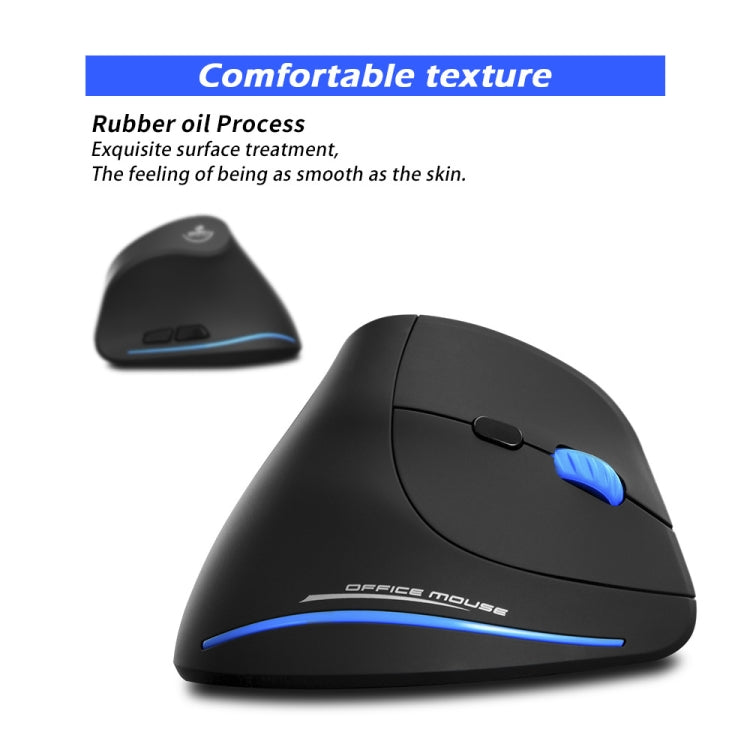 ZELOTES F-35A 6-Buttons Vertical Grip Ergonomic Rechargeable Wireless Mouse(Wireless Version) - free shipping - PMC TechLife - Order now!