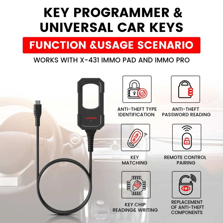 Launch Key Programmer + 4 Key Super Chip Smart Card Set(X431) - Code Readers & Scan Tools by Launch | Online Shopping South Africa | PMC Jewellery | Buy Now Pay Later Mobicred