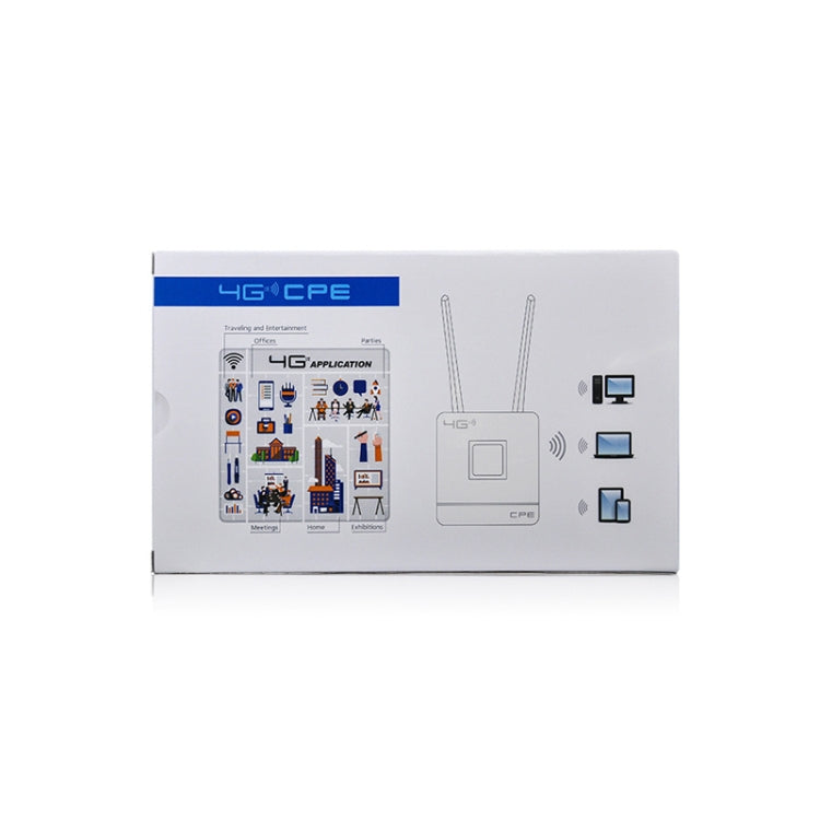 US Version B2/4/5/12/17 4G LTE CPE Colorful Screen Router Triple Network Plug and Play Mobile Router, EU Plug - Wireless Routers by PMC TechLife | Online Shopping South Africa | PMC TechLife | Buy Now Pay Later Mobicred