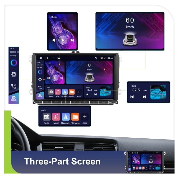 7-inch For Volkswagen 4+64G Multimedia Player Android 13 System - Car MP3 & MP4 & MP5 by PMC Jewellery | Online Shopping South Africa | PMC Jewellery | Buy Now Pay Later Mobicred