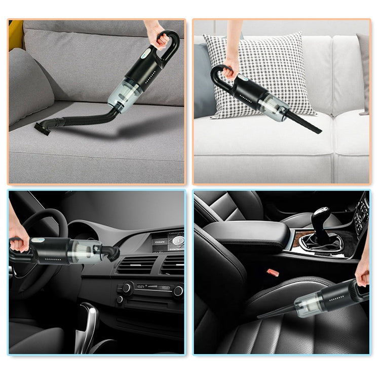Wireless Car-mounted High-power Suction Handheld Vacuum Cleaner, Color: White Two-speed Adjustment 11.1V - Vacuum Cleaner by PMC Jewellery | Online Shopping South Africa | PMC Jewellery | Buy Now Pay Later Mobicred