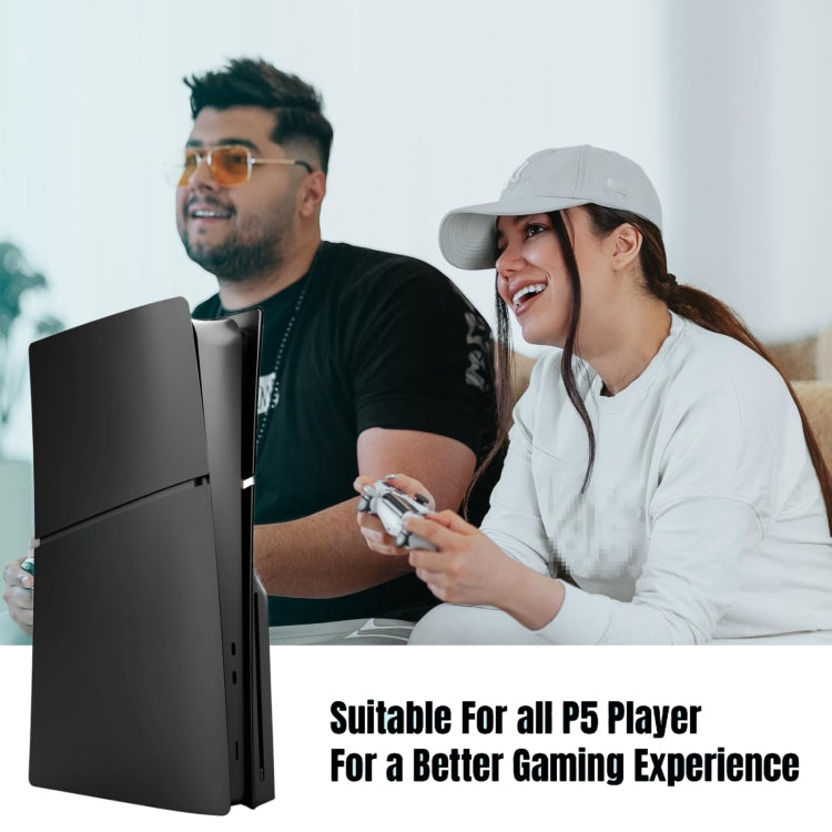 For PS5 Slim Replacement Faceplate Shell Detachable Protective Case, Model: Disc Edition Gray - Cases by PMc TechLife | Online Shopping South Africa | PMc TechLife | Buy Now Pay Later Mobicred