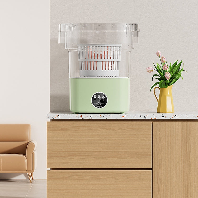 Fully Automatic Mini Foldable Washing Machine With Dehydration Function, Size: AU Plug(Pink) - free shipping - PMC TechLife - Order now!