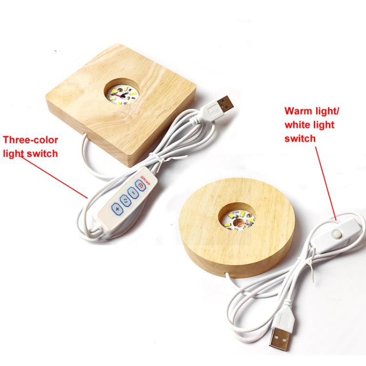 LED Light Solid Wood Luminous Base for Resin Art Acrylic Glass Lights Rectangular 30cm(White Light) - free shipping - PMc TechLife - Order now!
