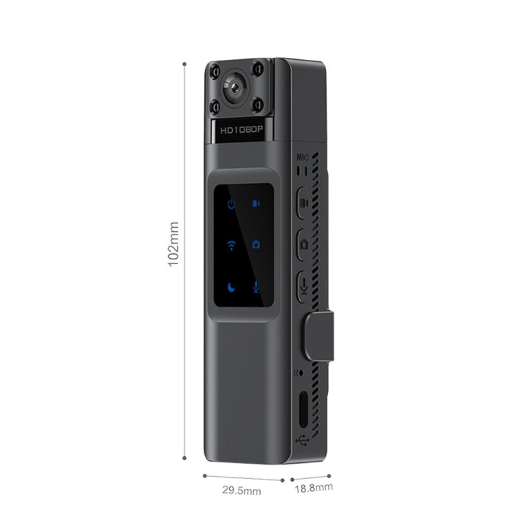WIFI HD Night Vision Chest-Worn Work Recorder Cycling Camera, Model: L13+128G TF Card+Bracket - Video Cameras by PMC TechLife | Online Shopping South Africa | PMC TechLife | Buy Now Pay Later Mobicred