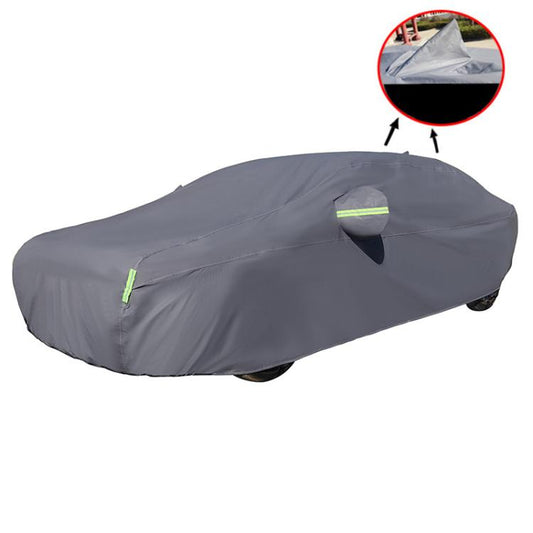 Sedan Car EVA Plus Velvet Thickened Heat Insulation Sunshade With Shark Fin, Size: XXL 5.5x2.0x1.5m - PE Material by PMC Jewellery | Online Shopping South Africa | PMC Jewellery | Buy Now Pay Later Mobicred