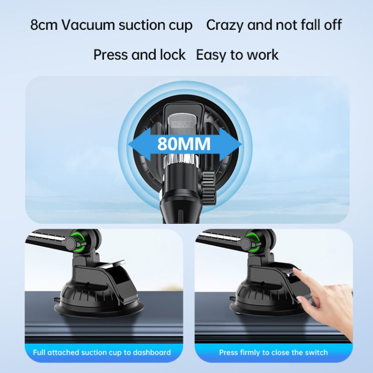 Car Suction Cup Extended Tube Stacking Screen Phone Tablet Universal Holder - Universal Car Holders by PMC TechLife | Online Shopping South Africa | PMC TechLife | Buy Now Pay Later Mobicred