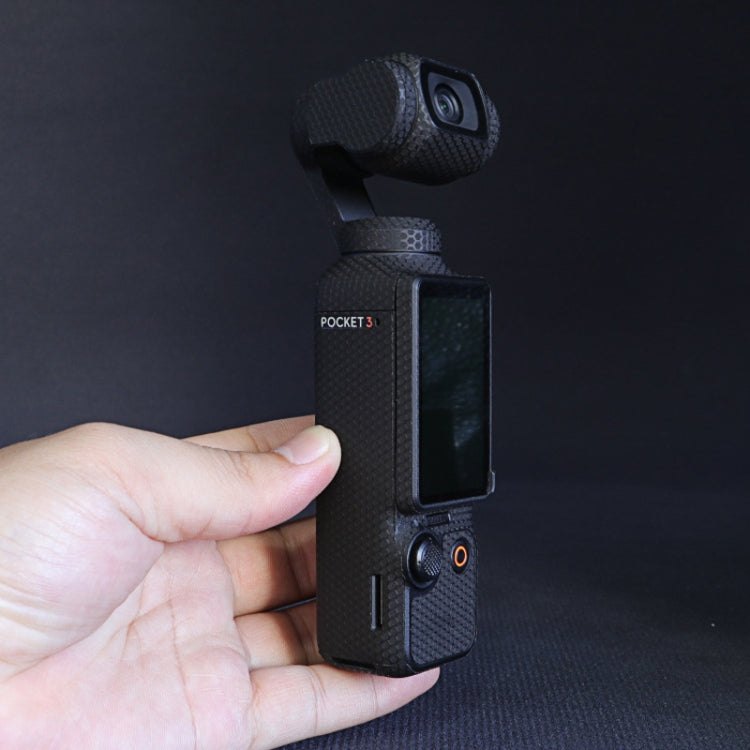 For DJI Pocket 3 Camera Stickers Anti-scratch Non-adhesive Protective Film(Matte Black) - free shipping - PMC TechLife - Order now!