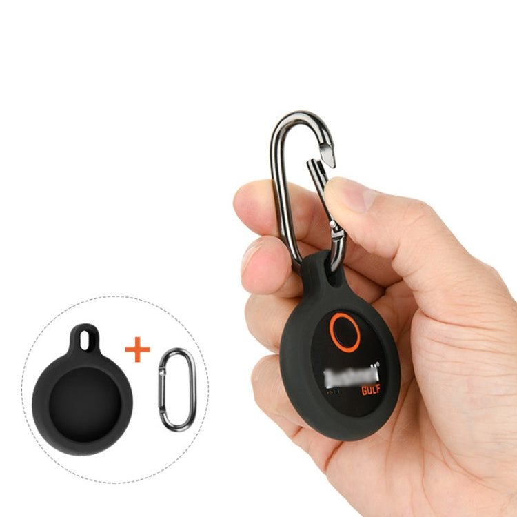 For Bushnell Wingman Golf GPS Speaker Remote Control Silicone Cover With Hook(Black) - Protective Case by PMc TechLife | Online Shopping South Africa | PMc TechLife | Buy Now Pay Later Mobicred