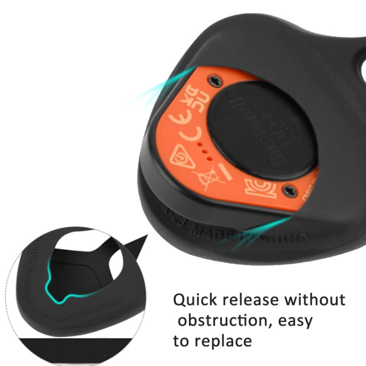 For Bushnell Wingman View Golf GPS Speaker Remote Control Silicone Protective Case With Hook(Black) - Protective Case by PMc TechLife | Online Shopping South Africa | PMc TechLife | Buy Now Pay Later Mobicred