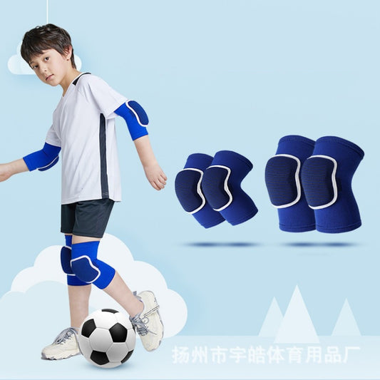 Sponge Children Football Protective Gear Outdoor Sports Equipment, Color: Blue 4 In 1(S) - Sports Safety by PMC Jewellery | Online Shopping South Africa | PMC Jewellery | Buy Now Pay Later Mobicred