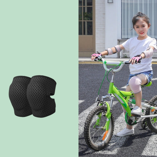 Nailekesi Kids Outdoor Sports Equipment Anti-fall Protective Gear, Color: Black Knee Pads(M) - Sports Safety by Nailekesi | Online Shopping South Africa | PMC Jewellery | Buy Now Pay Later Mobicred