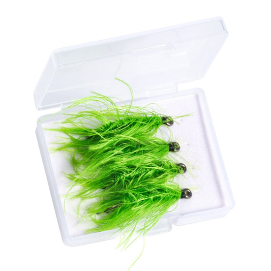 4pcs /Box Hooks Imitation Aquatic Grass Fishing Hooks Grass Hooks(6#) - Fishing Hooks by PMC Jewellery | Online Shopping South Africa | PMC Jewellery | Buy Now Pay Later Mobicred