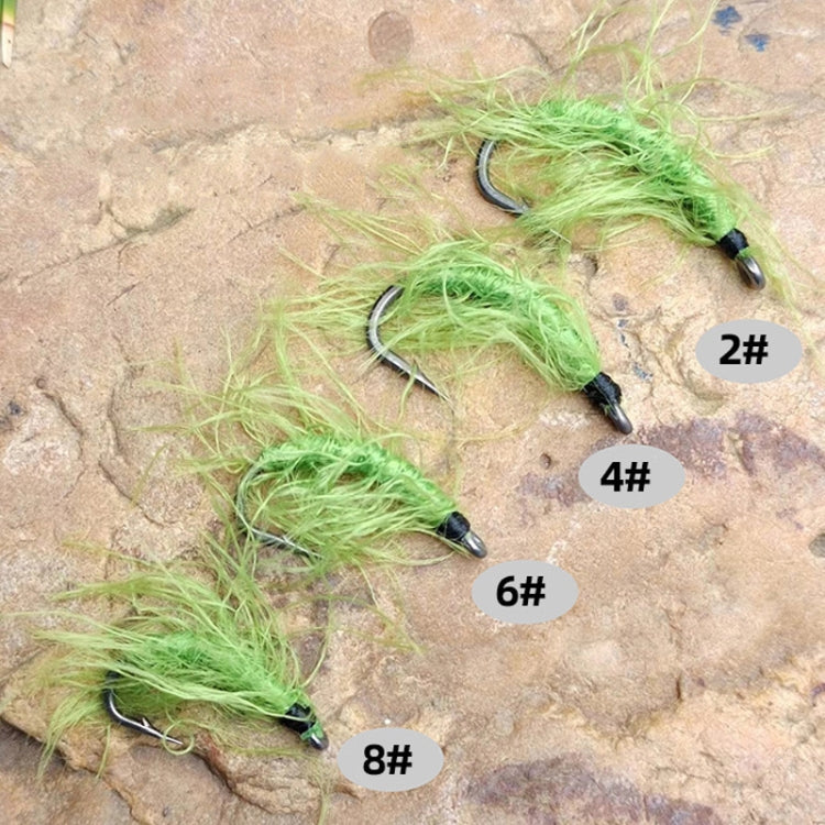 3pcs /Set Cordset Imitation Aquatic Grass Fishing Hooks Grass Hooks(4#) - Fishing Hooks by PMC TechLife | Online Shopping South Africa | PMC TechLife | Buy Now Pay Later Mobicred