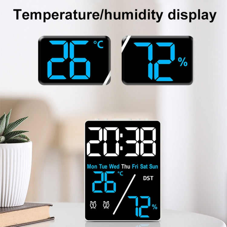 Multifunctional Temperature / Humidity Display Electronic Alarm Clock, Color: Three-color Black - Alarm Clocks by PMc TechLife | Online Shopping South Africa | PMc TechLife | Buy Now Pay Later Mobicred