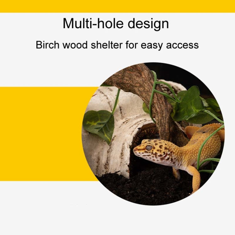 L Aquarium Birch Shape Hiding House Reptiles Lizards Aquascape - free shipping - PMC TechLife - Order now!