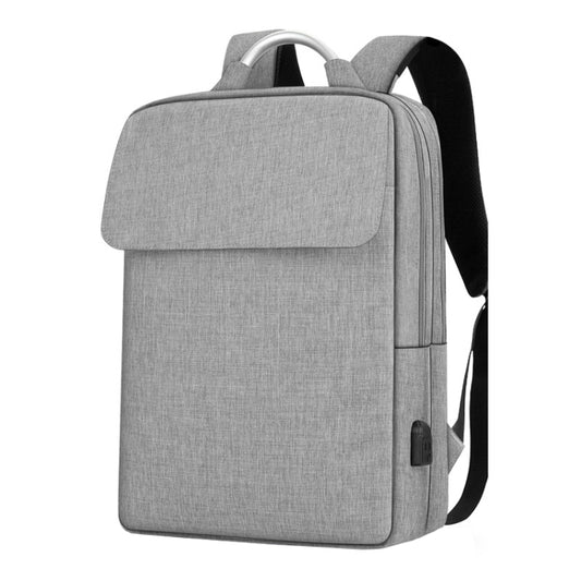 SKV BLB21282 Men Business Duty Traveling Double Shoulder Bag Lightweight Large Capacity Laptop Backpack(Gray) - Backpack by SKV | Online Shopping South Africa | PMC Jewellery | Buy Now Pay Later Mobicred