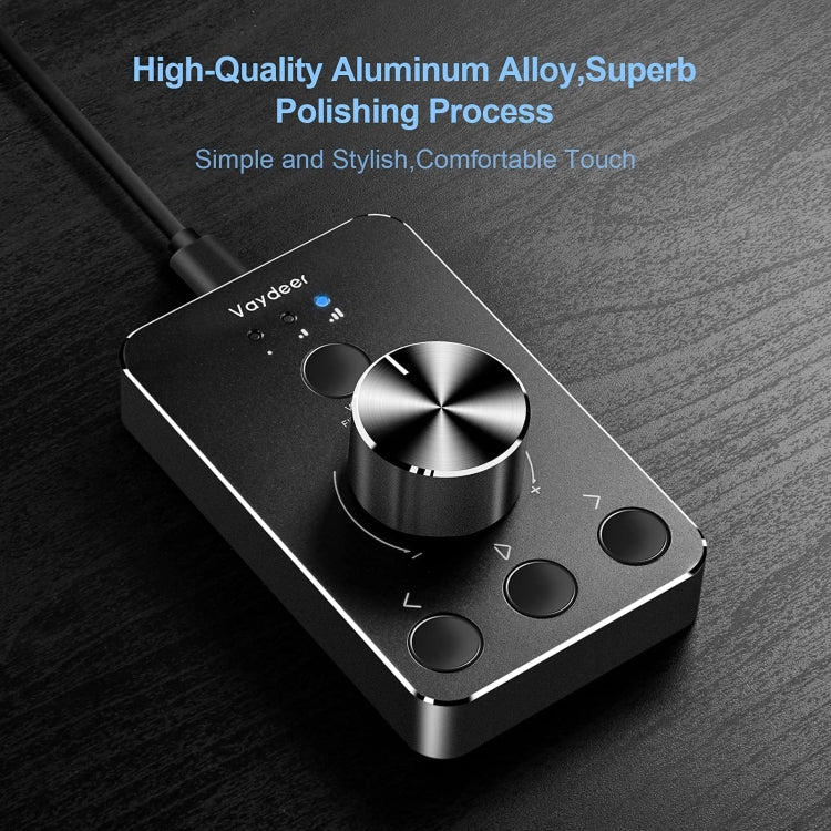 Vaydeer JP2011 USB Computer Volume Adjustment Controller Desktop Multimedia Rotary Button(Type-C) - free shipping - PMC TechLife - Order now!
