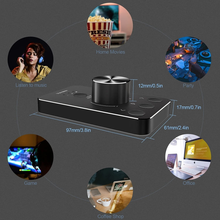 Vaydeer JP2011 USB Computer Volume Adjustment Controller Desktop Multimedia Rotary Button(Type-C) - free shipping - PMC TechLife - Order now!