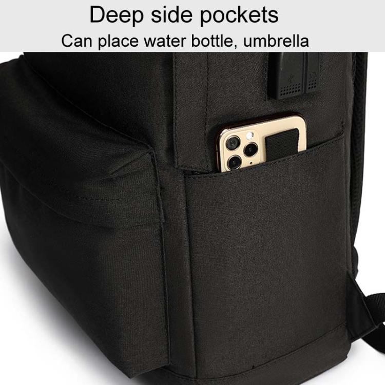 SKV B20537 Lightweight Traveling Double Shoulder Bag Large Capacity Laptop Backpack(Black) - free shipping - PMC TechLife - Order now!