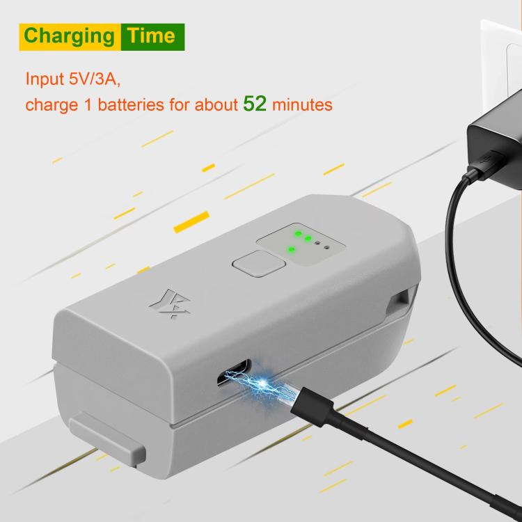 For DJI Neo Drone YX Battery Charger USB-C/Type-C Port Battery Manager(Gray) - free shipping - PMC TechLife - Order now!