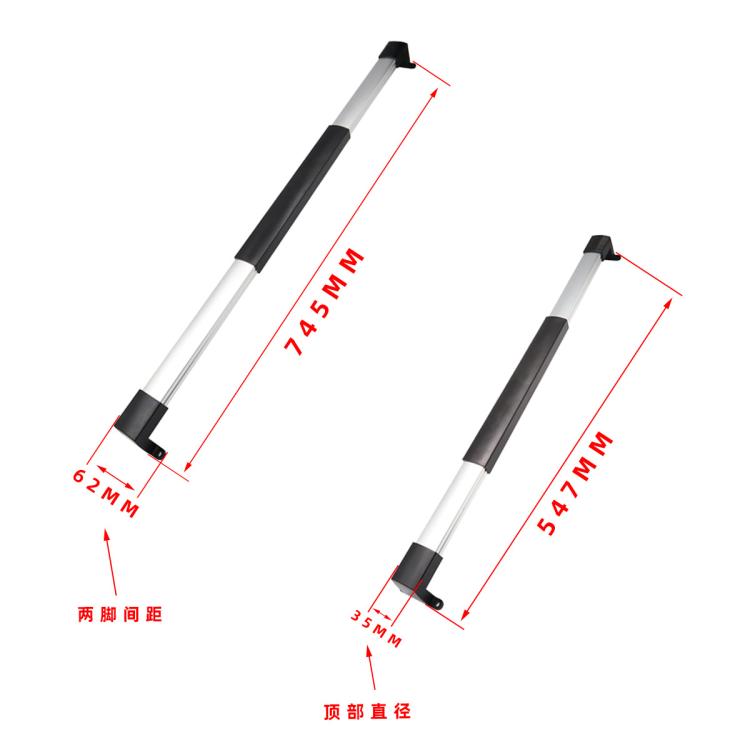 RV Screen Three-section Split Telescopic Rod L-shaped Replacement Handle, Specifications: Right Hand - Door Handles by PMC TechLife | Online Shopping South Africa | PMC TechLife | Buy Now Pay Later Mobicred