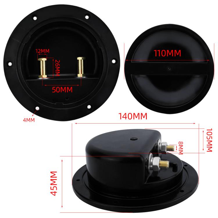 RV Yacht Copper Conductive Waterproof Solid Deck Cabin Sealing Cover, Configuration: CP-5094 - Marine Accessories & Parts by PMC TechLife | Online Shopping South Africa | PMC TechLife | Buy Now Pay Later Mobicred