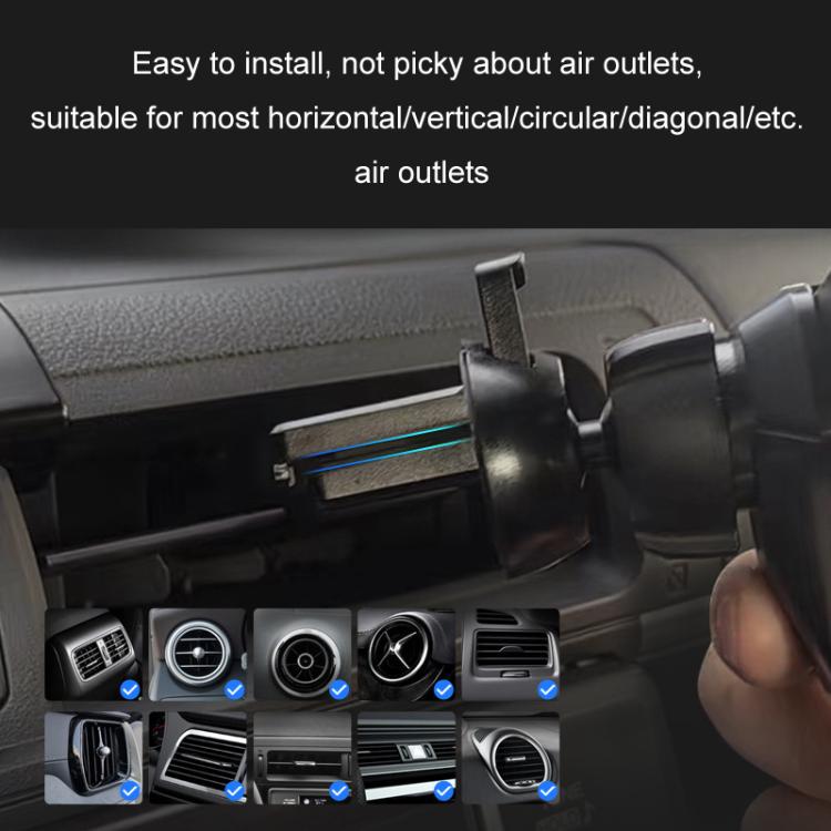 Vehicle Air Ooutlet Gravity Navigation Phone Bracket(A Style) - Universal Car Holders by PMC TechLife | Online Shopping South Africa | PMC TechLife | Buy Now Pay Later Mobicred