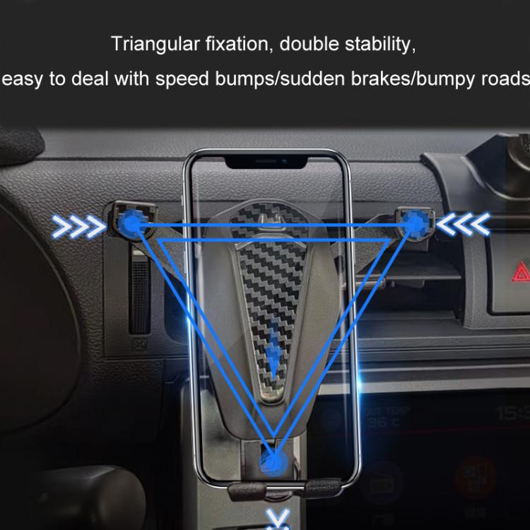Vehicle Air Ooutlet Gravity Navigation Phone Bracket(A Style) - Universal Car Holders by PMC TechLife | Online Shopping South Africa | PMC TechLife | Buy Now Pay Later Mobicred