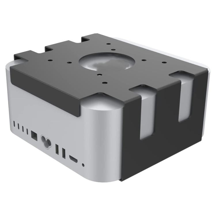 For Mac Studio Under Desk Metal Bracket Cooling Storage Wall Mount Stand(Black) - MINI PC Accessories & Gadgets by PMC TechLife | Online Shopping South Africa | PMC TechLife | Buy Now Pay Later Mobicred