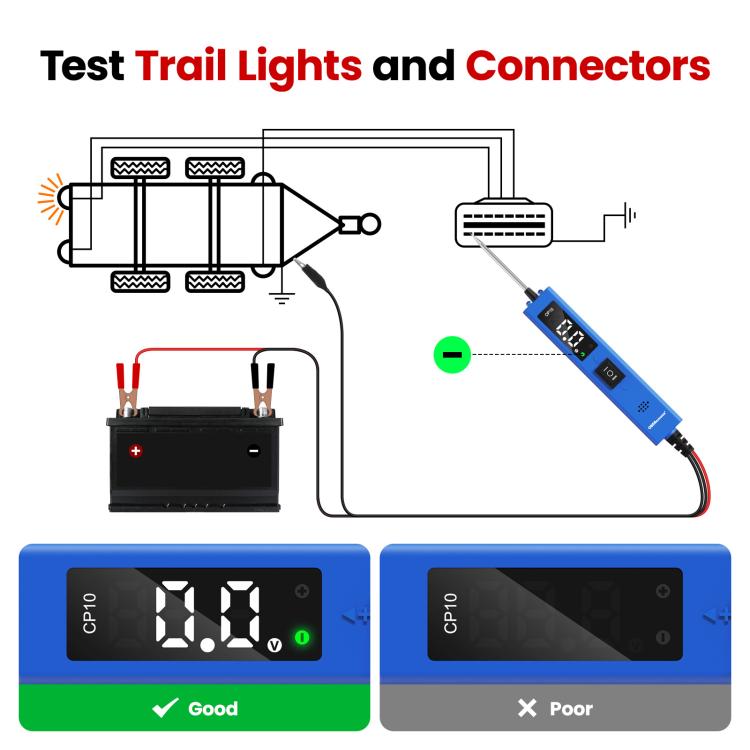 OBDResource 0-80V Multi-Function Portable Automobile Circuit Tester(CP10) - Electronic Test by OBDResource | Online Shopping South Africa | PMC TechLife | Buy Now Pay Later Mobicred