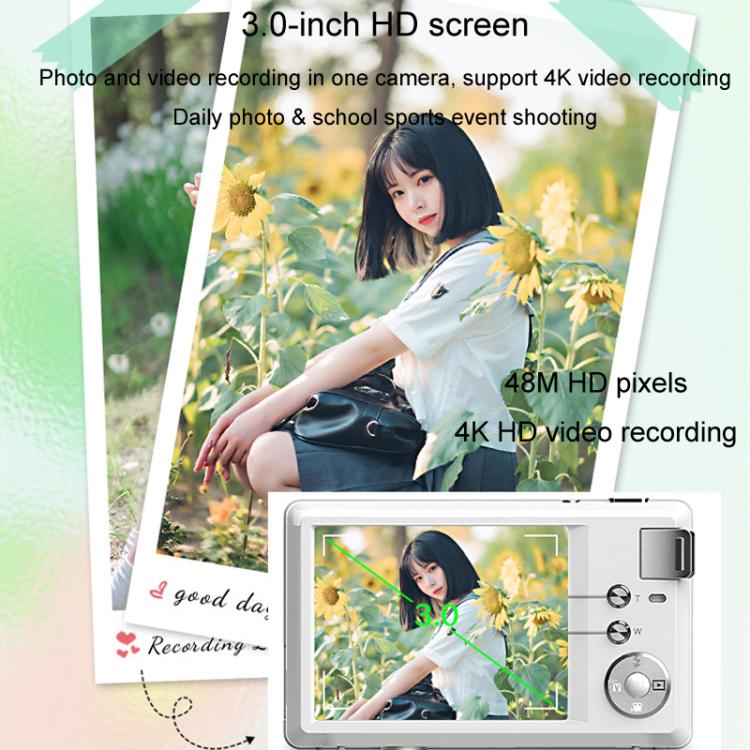 4K HD 3.0-Inch IPS Screen Autofocus HD Digital Camera Student DV Camera SLR(Black) - Video Cameras by PMC TechLife | Online Shopping South Africa | PMC TechLife | Buy Now Pay Later Mobicred