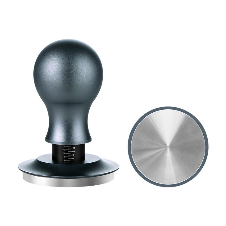 Coffee Constant Pressure Powder Press Adjustable Impact Hammer, Style: Silver Blue Flat Bottom(58mm) - free shipping - PMC TechLife - Order now!
