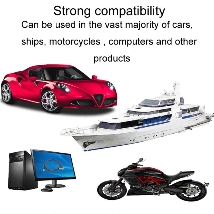 1m Square Snap-On USB3.0 Compatible 2.0 Car Boat Motorcycle Instrument Panel Extension Cable - DIY Cables by PMc TechLife | Online Shopping South Africa | PMc TechLife | Buy Now Pay Later Mobicred