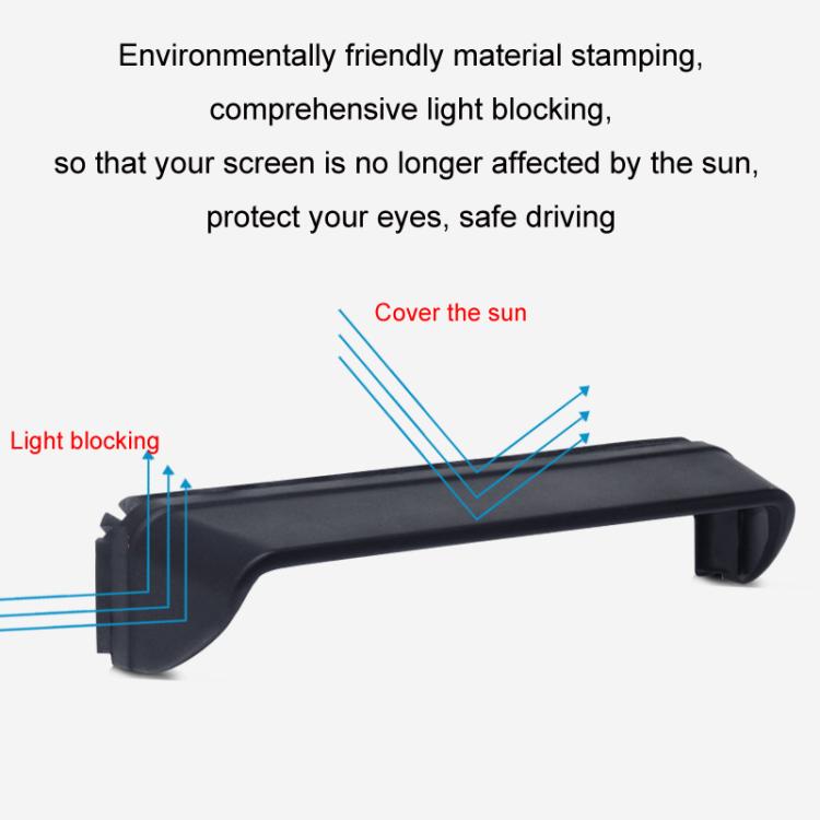 Car Navigation Display Universal Sun Visor, Size: S - Car Interior Mouldings by PMC TechLife | Online Shopping South Africa | PMC TechLife | Buy Now Pay Later Mobicred