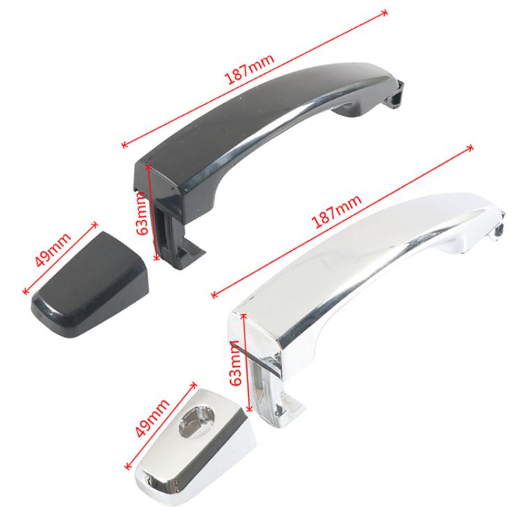 Car Door Outer Handle Accessories For Chevrolet Aveo, Model: Black Left Front 96468254/96468268 - Door Handles by PMc TechLife | Online Shopping South Africa | PMc TechLife | Buy Now Pay Later Mobicred
