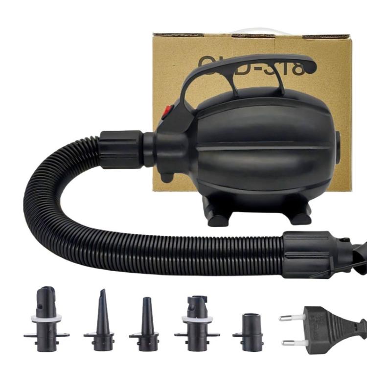 GLD-318 High Power 600W Electrical Inflatable Pump Tent Yoga Mat Inflator EU Plug - Inflatable Pump by PMc TechLife | Online Shopping South Africa | PMc TechLife | Buy Now Pay Later Mobicred