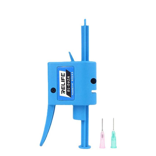 RELIFE RL-062A 10CC Manual Glue Tapper Cell Phone Repair Motherboard Soldering Oil Syringe Booster Tin Paste Syringe Pusher - Repair Glue Series by RELIFE | Online Shopping South Africa | PMC Jewellery | Buy Now Pay Later Mobicred