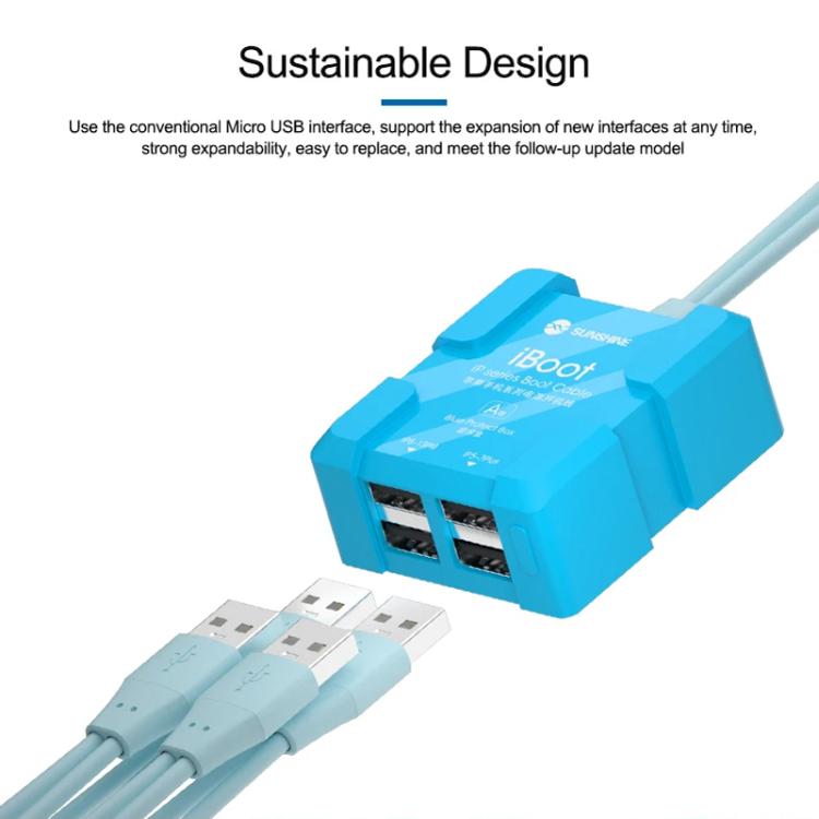 SUNSHINE iBoot A For iPhone Battery Power Supply Test Boot Cable Cell Phone Repair Boot Control Line - free shipping - PMC TechLife - Order now!