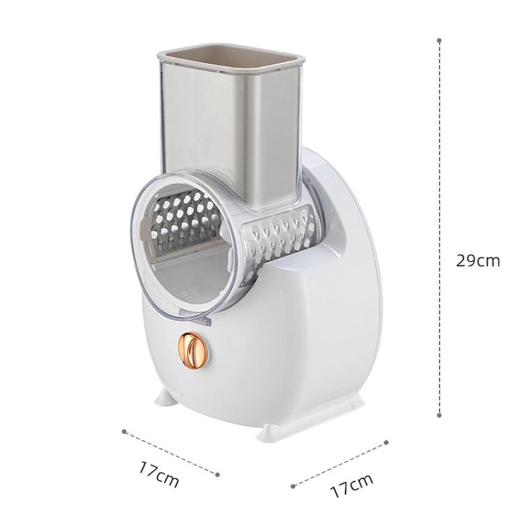 CY-661 3-in-1 Kitchen Multifunctional Roller Electric Vegetable Cutter, Spec: White UK Plug - Cutter & Peeler by PMc TechLife | Online Shopping South Africa | PMc TechLife | Buy Now Pay Later Mobicred