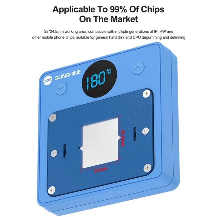 SUNSHINE SS-T12C IC Chip Heating Glue Remover Mobile Phone Repair Chip Fast Heating Efficient Glue Removal Tool - free shipping - PMc TechLife - Order now!